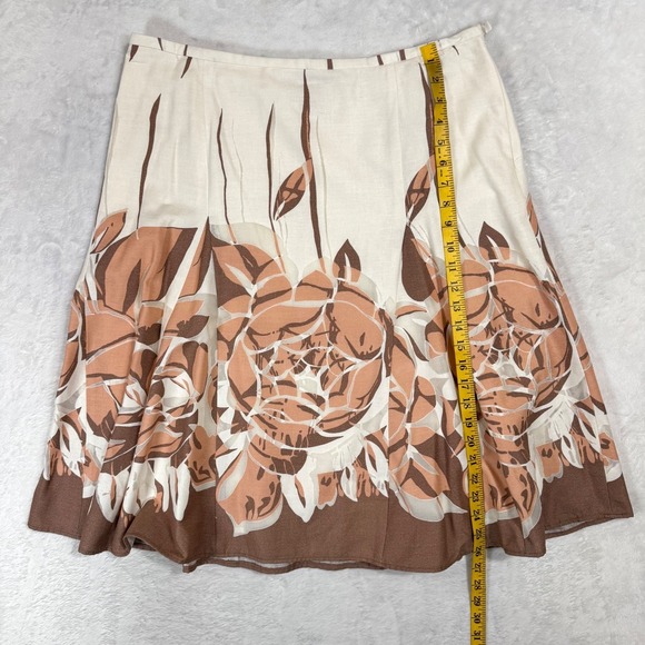 NWT Jones Wear Floral Skirt Suit Sz 16 14 Linen Utility Jacket Spring Safari Y2K - Picture 15 of 16